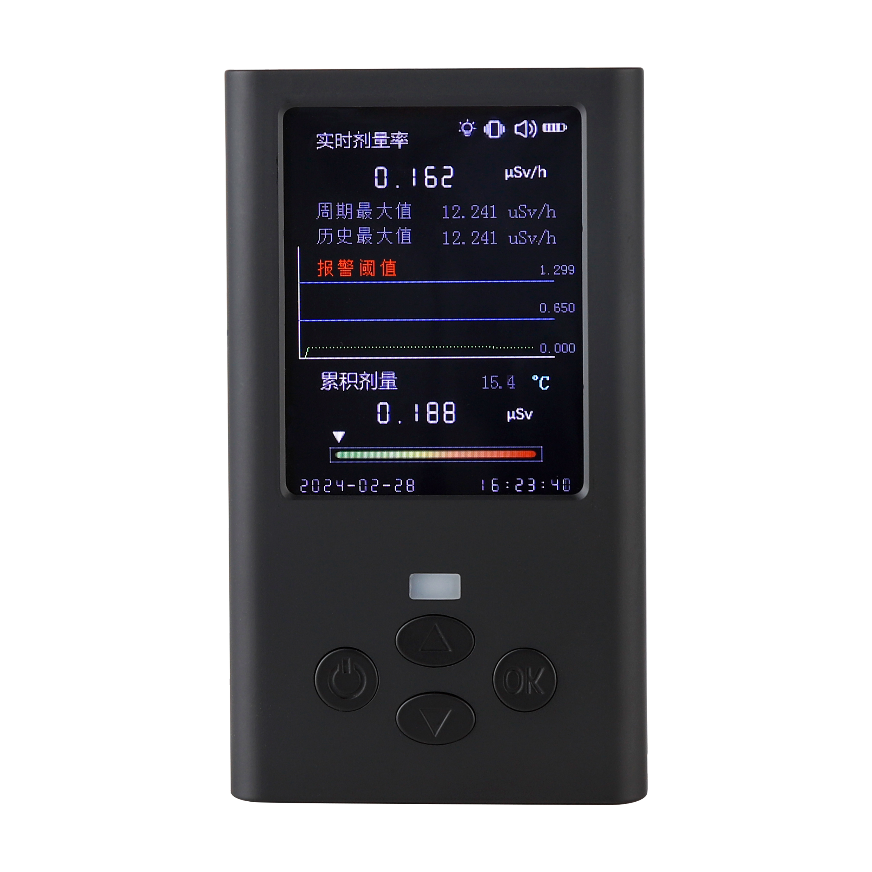 智能物聯(lián)個(gè)人劑量報(bào)警儀 （產(chǎn)品型號(hào)：NC-300M Plus）